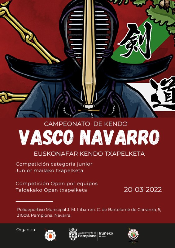 RESULTADOS I Torneo Vasco Navarro de Kendo. Pamplona 20-03-22